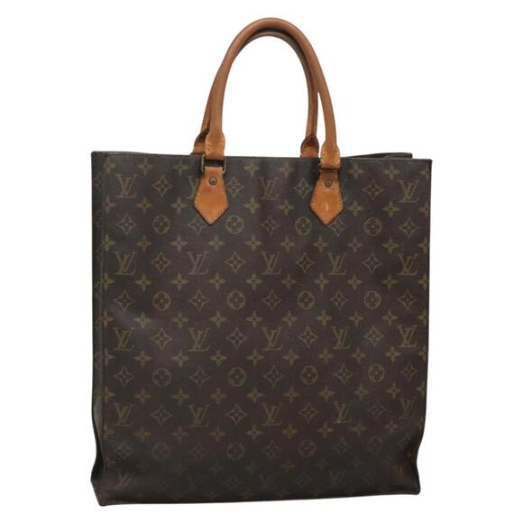 LOUIS VUITTON Monogram Sac Plat Hand Bag M51140 - Picture 1 of 16